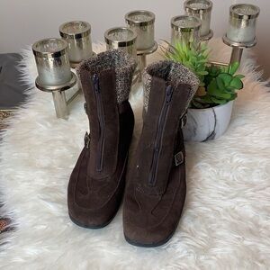 DR.SCHOLL’S brown ankle boots size 8